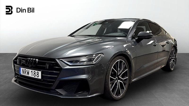 Grå Begagnad 2018 Audi A7 Sportback S-Line Halvkombi | 439 000 kr (Marknadspris) - Bild 1/4