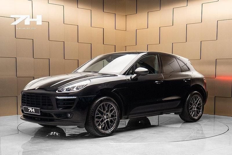 Svart Begagnad 2018 Porsche Macan S SUV | 399 000 kr (Marknadspris) - Bild 1/4