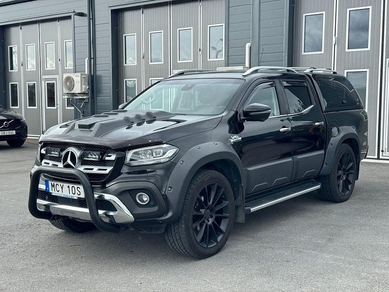 Svart Begagnad 2019 Mercedes X350 Pickup | 409 900 kr (Marknadspris) - Bild 1/4