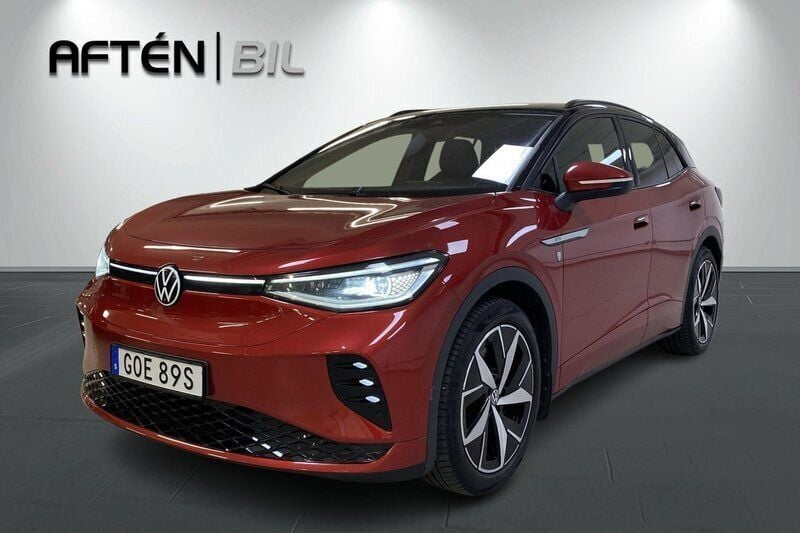 Röd Begagnad 2021 VW ID.4 GTX SUV | 374 900 kr (Bra pris) - Bild 1/4