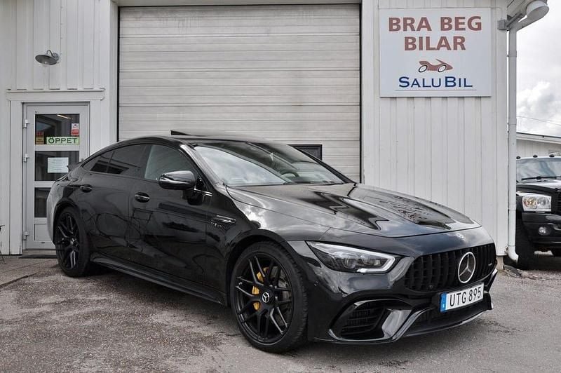Svart Begagnad 2018 Mercedes AMG GT 63 AMG Sportkupé | 1 149 000 kr (Marknadspris) - Bild 1/4