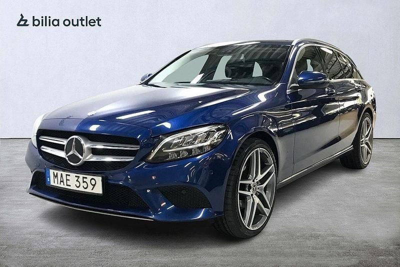 Blå Begagnad 2018 Mercedes C200 Avantgarde Kombi | 199 900 kr (Bra pris) - Bild 1/3