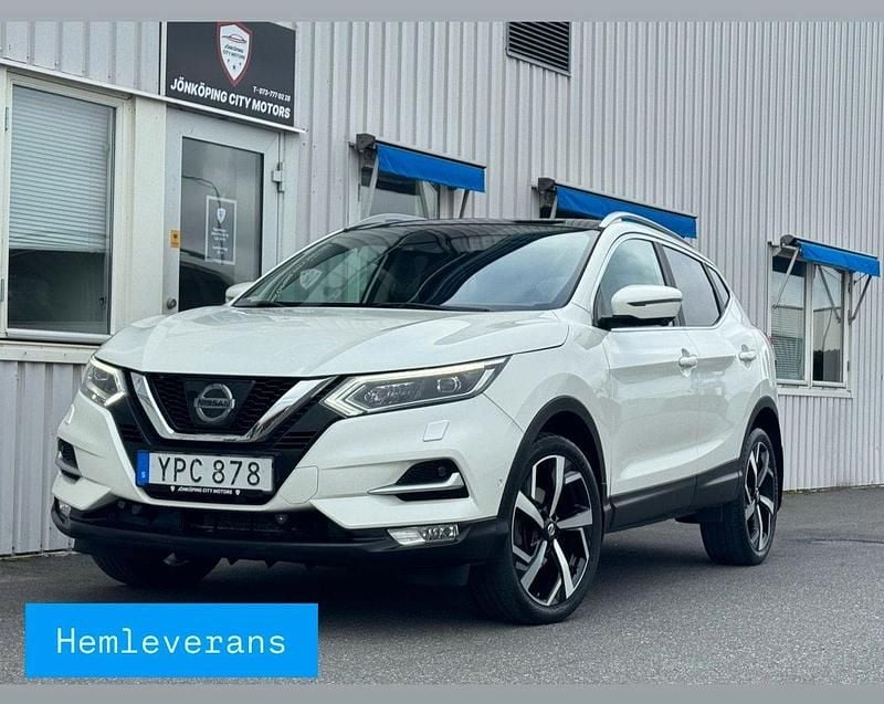 Vit Begagnad 2017 Nissan Qashqai SUV | 168 900 kr (Marknadspris) - Bild 1/4