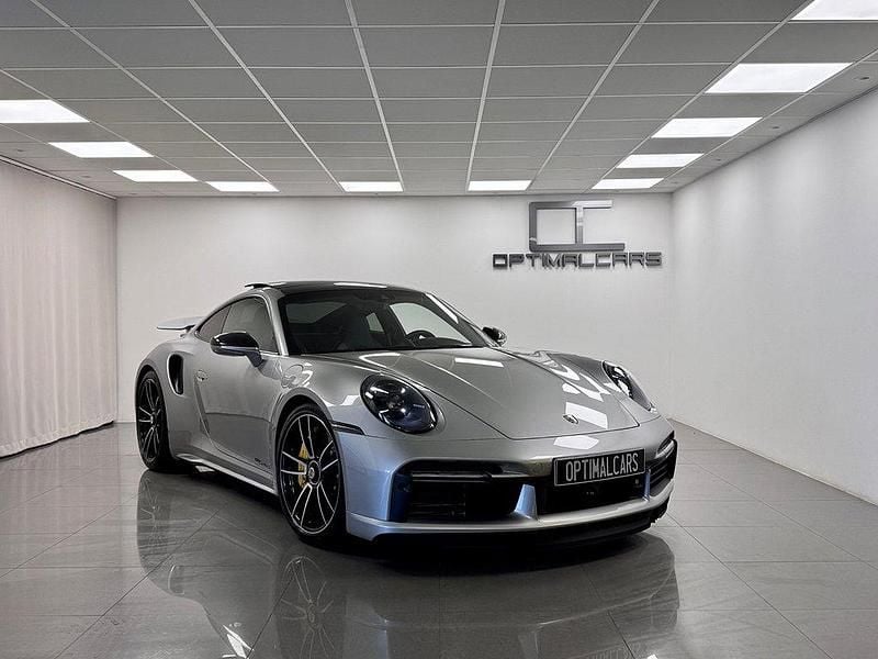 Silver Begagnad 2021 Porsche 911 Turbo S Sportkupé | 2 545 000 kr - Bild 1/4