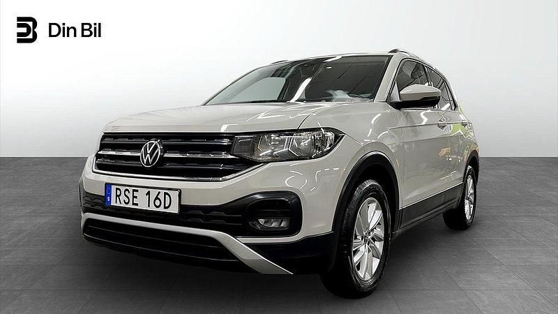 Grå (ascot grey) Begagnad 2022 VW T-Cross Life SUV | 184 900 kr (Marknadspris) - Bild 1/4