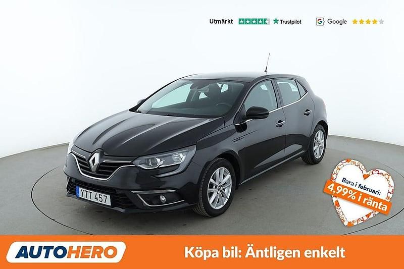 Begagnad Renault Mégane IV 133 HK (97 kW) 2017 Svart Halvkombi