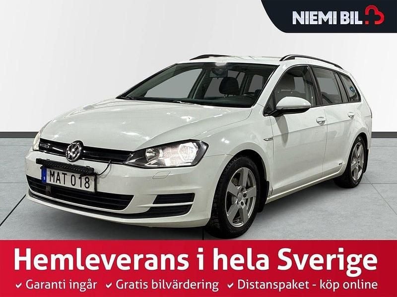 Vit Begagnad 2015 VW Golf VII S Kombi | 99 900 kr (Marknadspris) - Bild 1/3
