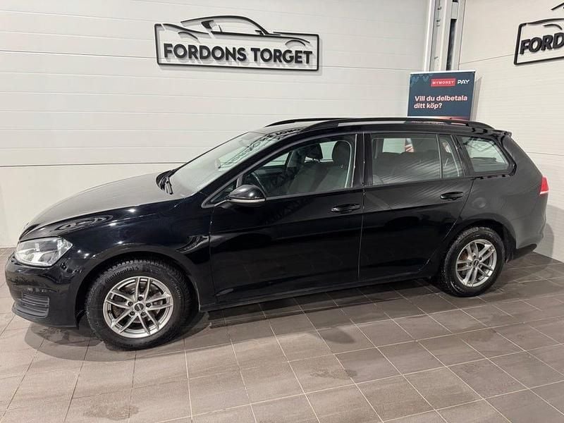 Begagnad VW Golf VII 110 HK (80 kW) 2015 Svart Kombi