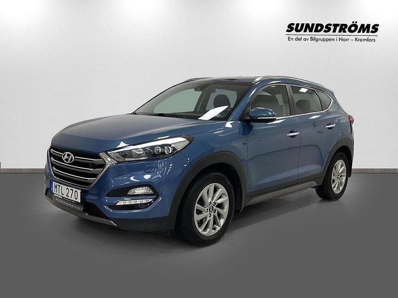 Blå Begagnad 2015 Hyundai Tucson SUV | 169 900 kr (Marknadspris) - Bild 1/4