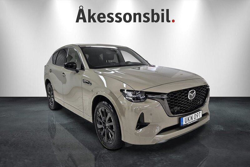 Zircon sand Ny 2025 Mazda CX-60 Homura-Line SUV | 634 900 kr (Marknadspris) - Bild 1/4