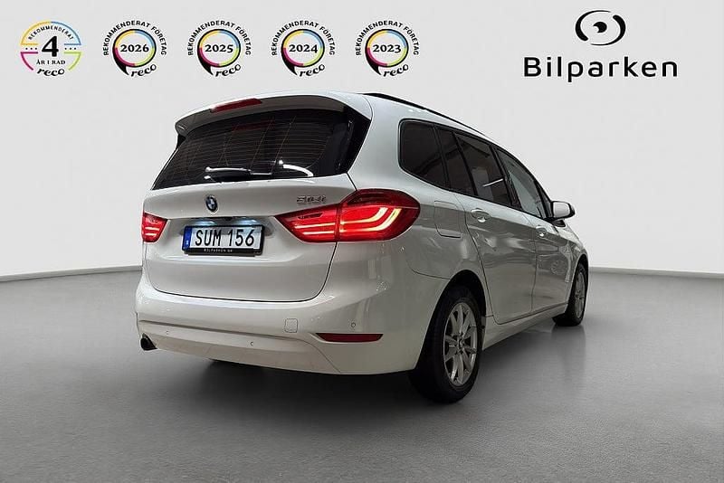 Begagnad BMW 218 Gran Tourer Advantage 136 HK (100 kW) 2016 Vit Minibuss
