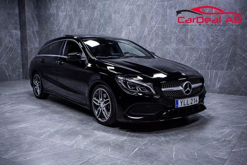 Begagnad Mercedes CLA220 Shooting Brake AMG 177 HK (130 kW) 2017 Svart Kombi