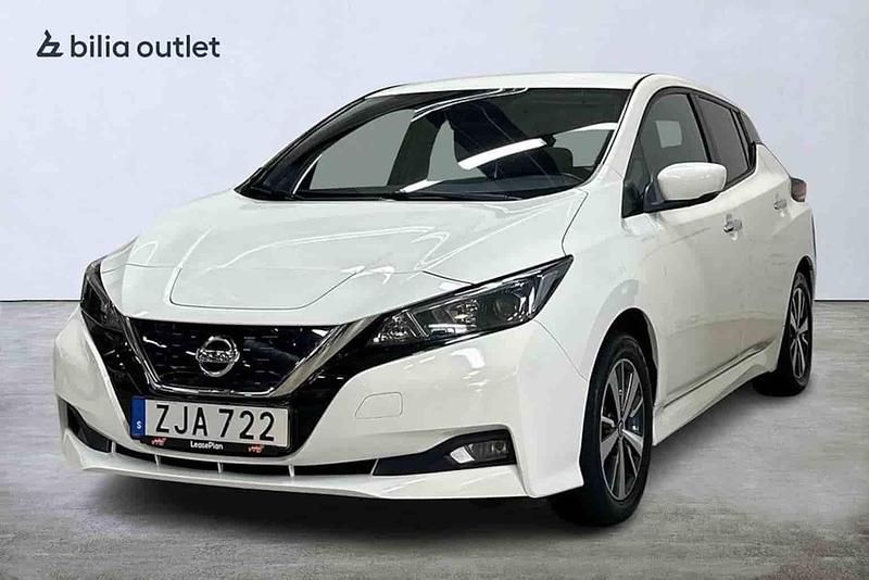Vit Begagnad 2021 Nissan Leaf Halvkombi | 159 900 kr - Bild 1/1