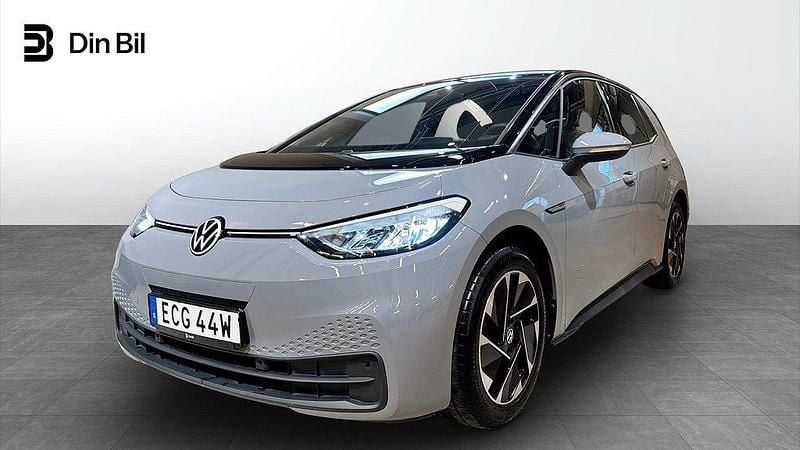 Grå Begagnad 2023 VW ID.3 Comfortline Halvkombi | 304 900 kr (Bra pris) - Bild 1/4
