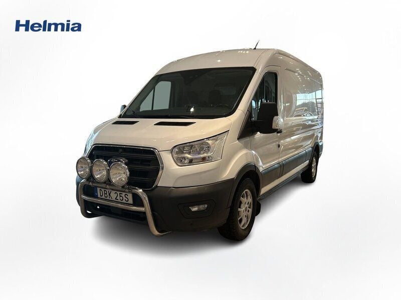 Vit Begagnad 2020 Ford Transit Trend Van | 309 900 kr (Marknadspris) - Bild 1/4