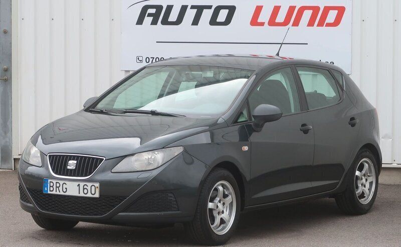 Mörkgrå (grå) Begagnad 2009 Seat Ibiza Halvkombi | 39 900 kr (Lite dyr) - Bild 1/4