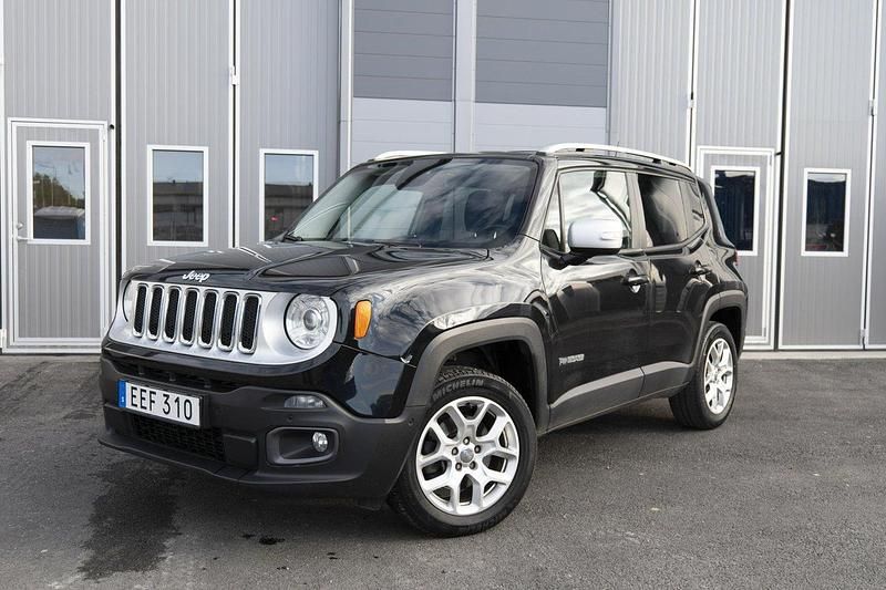 Svart Begagnad 2016 Jeep Renegade Limited SUV | 128 000 kr (Lite dyr) - Bild 1/4