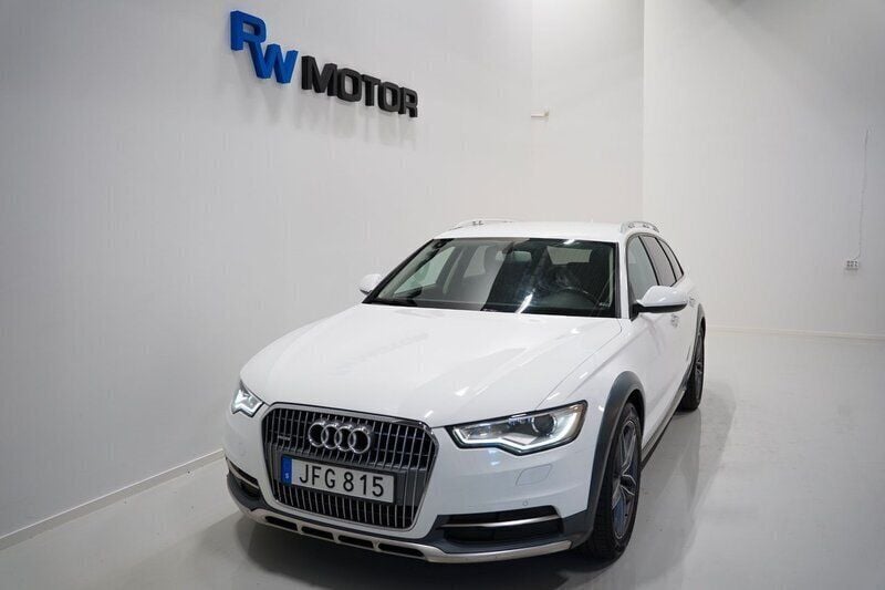 Vit Begagnad 2014 Audi A6 Allroad Kombi | 158 900 kr (Marknadspris) - Bild 1/2
