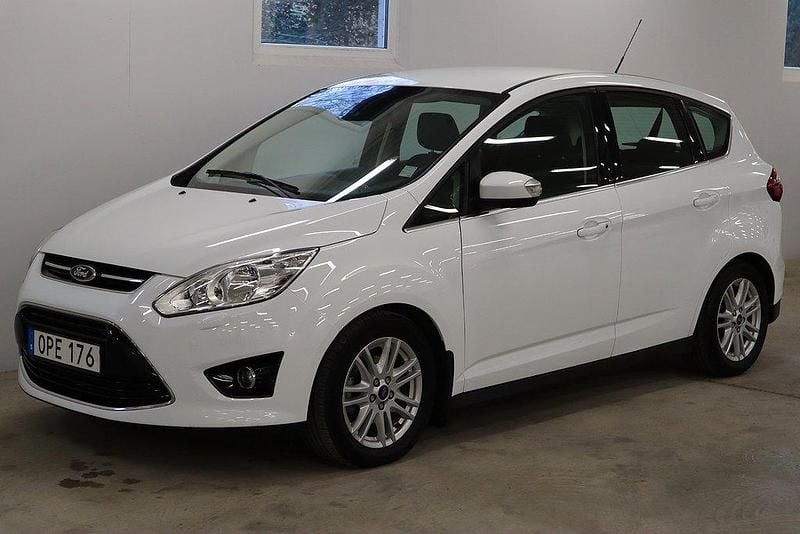 Vit Begagnad 2014 Ford C-MAX Titanium Minibuss | 68 900 kr (Superpris) - Bild 1/4