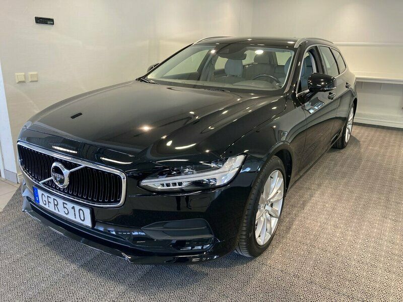 Svart Begagnad 2017 Volvo V90 Business Edition Kombi | 339 000 kr (Dyr) - Bild 1/4
