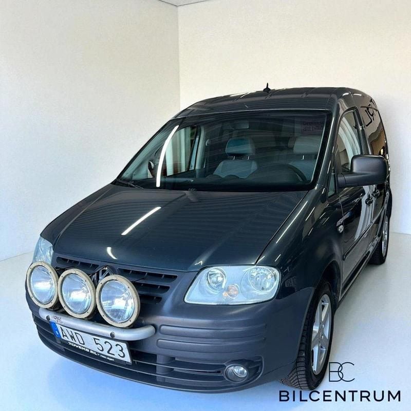Mörkgrå (grå) Begagnad 2008 VW Caddy Minibuss | 19 900 kr (Superpris) - Bild 1/4