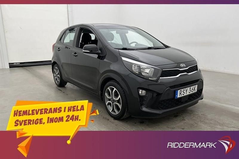 Svart Begagnad 2019 Kia Picanto Halvkombi | 134 800 kr (Marknadspris) - Bild 1/3