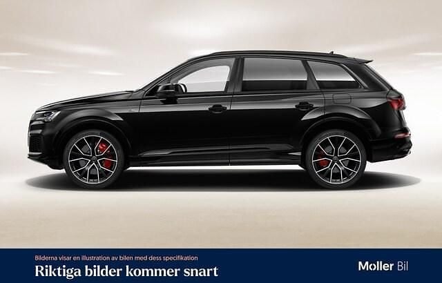 Begagnad Audi Q7 S-Line 462 HK (339 kW) 2022 Svart SUV
