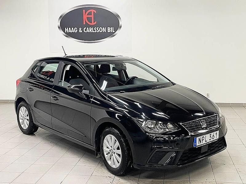 Begagnad Seat Ibiza 95 HK (69 kW) 2018 Svart Halvkombi