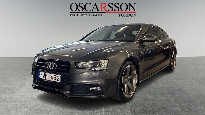 Grå Begagnad 2013 Audi A5 Sportback S-Line Halvkombi | 199 900 kr (Dyr) - Bild 1/4
