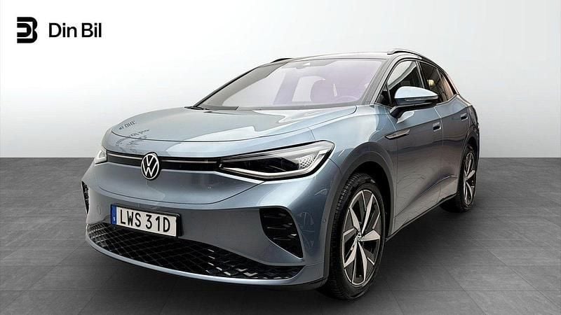 Blå Begagnad 2022 VW ID.4 GTX SUV | 409 900 kr (Marknadspris) - Bild 1/4