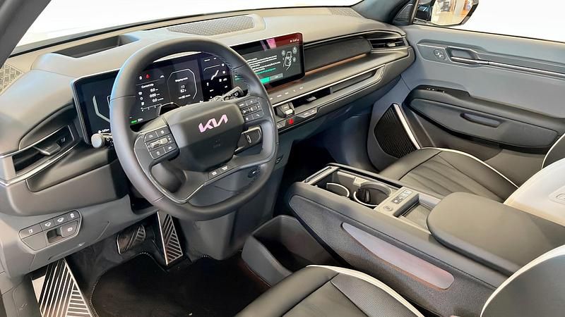 Ny Kia EV9 GT-Line 283 kW (385 HK) 2025 Vit SUV