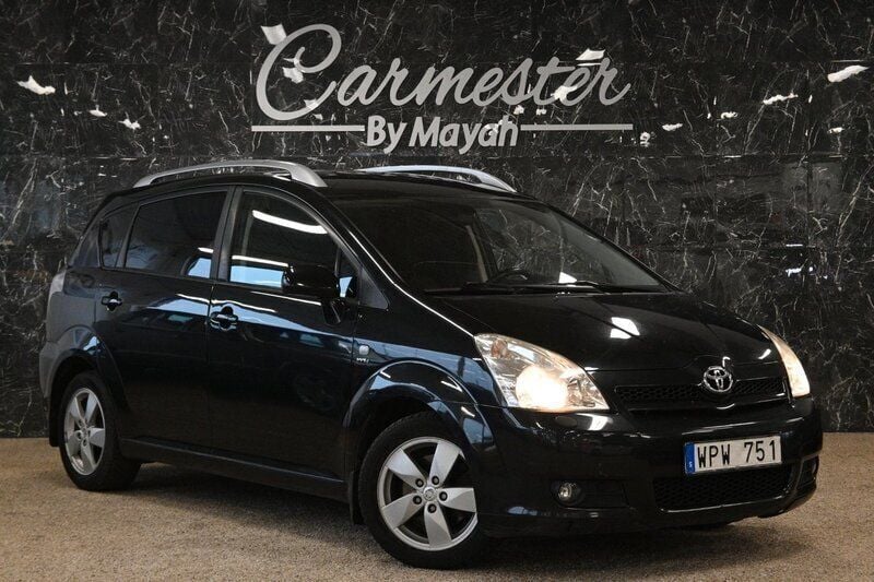 Svart Begagnad 2004 Toyota Corolla Verso Minibuss | 59 990 kr (Marknadspris) - Bild 1/4