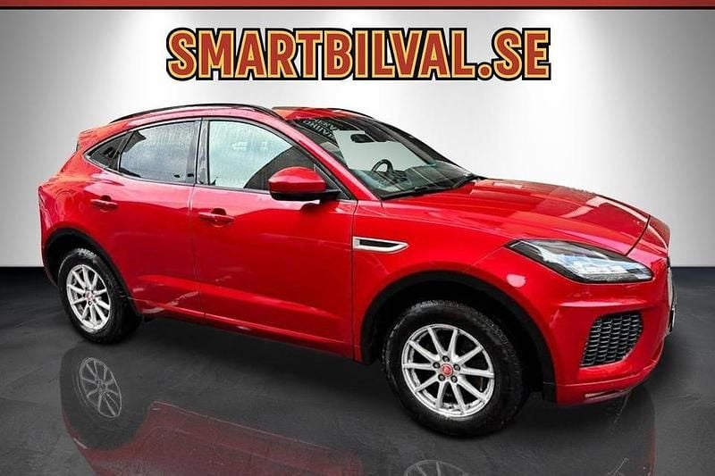 Röd Begagnad 2018 Jaguar E-Pace SUV | 219 900 kr (Lite dyr) - Bild 1/3