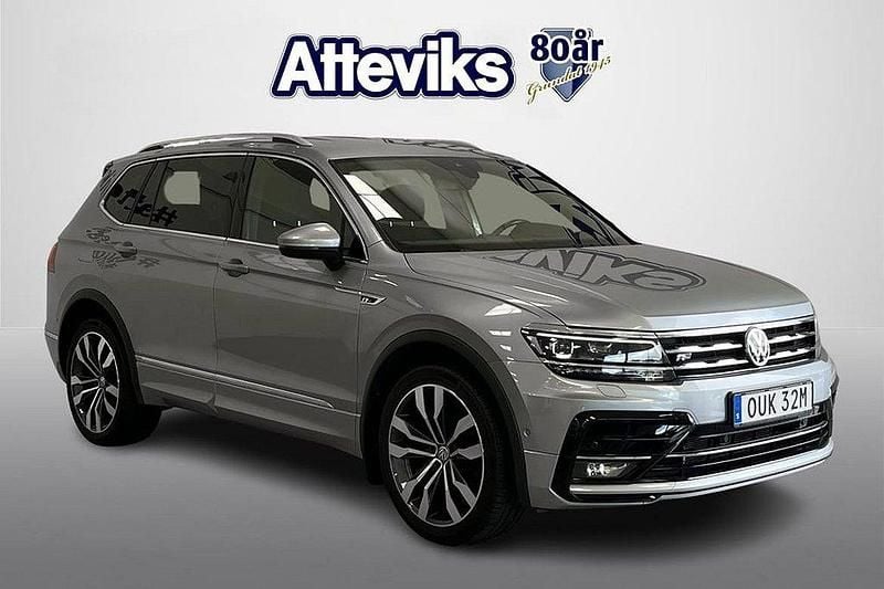 Silver Begagnad 2021 VW Tiguan Allspace GT SUV | 369 000 kr (Marknadspris) - Bild 1/4