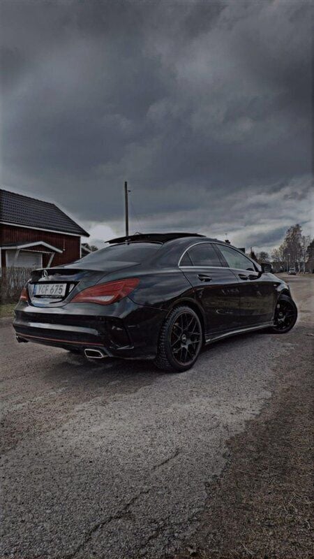 Svart Begagnad 2016 Mercedes CLA250 Sport Edition Sedan | 217 000 kr - Bild 1/4