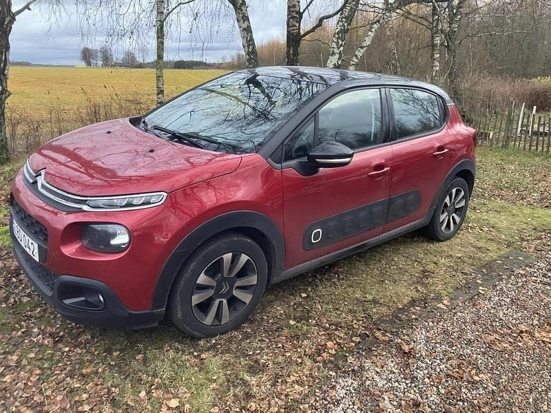 Röd Begagnad 2018 Citroën C3 Halvkombi | 80 000 kr (Bra pris) - Bild 1/4