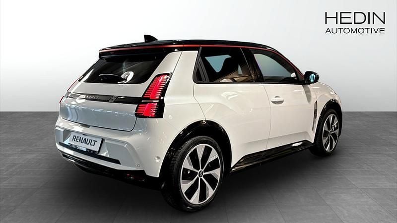 Ny Renault R5 Iconic 110 kW (150 HK) 2025 Vit Halvkombi