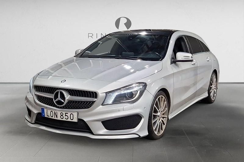 Silver Begagnad 2015 Mercedes CLA200 Shooting Brake AMG Kombi | 139 900 kr (Marknadspris) - Bild 1/3