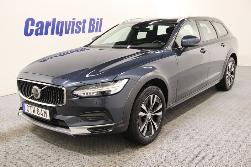 Denimblå metallic Begagnad 2022 Volvo V90 CC Kombi | 365 000 kr (Marknadspris) - Bild 1/4