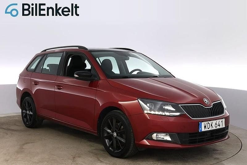 Begagnad Skoda Fabia Style 110 HK (80 kW) 2017 Röd Kombi