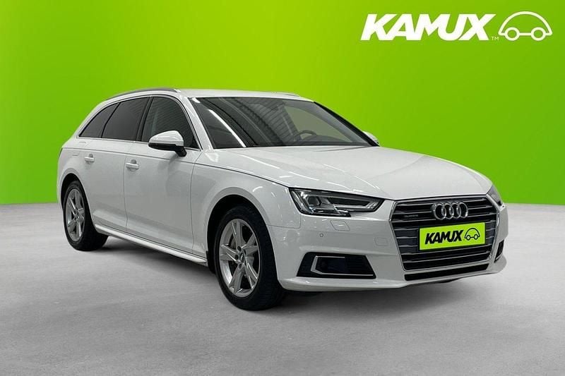Vit Begagnad 2018 Audi A4 Ambition Kombi | 214 900 kr (Marknadspris) - Bild 1/4