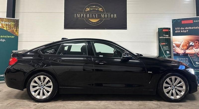 Svart Begagnad 2017 BMW 420 Gran Coupé Sport Line Sportkupé | 179 000 kr (Marknadspris) - Bild 1/4
