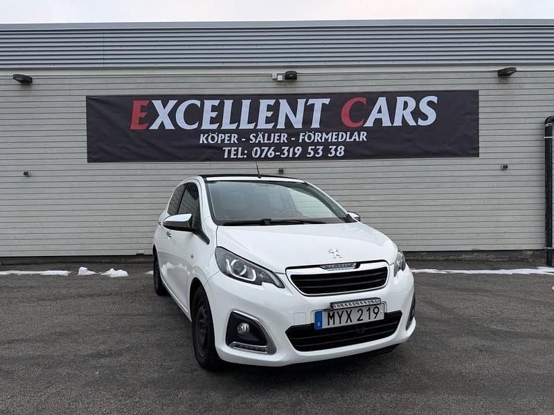Vit Begagnad 2016 Peugeot 108 Cab | 57 900 kr (Bra pris) - Bild 1/4
