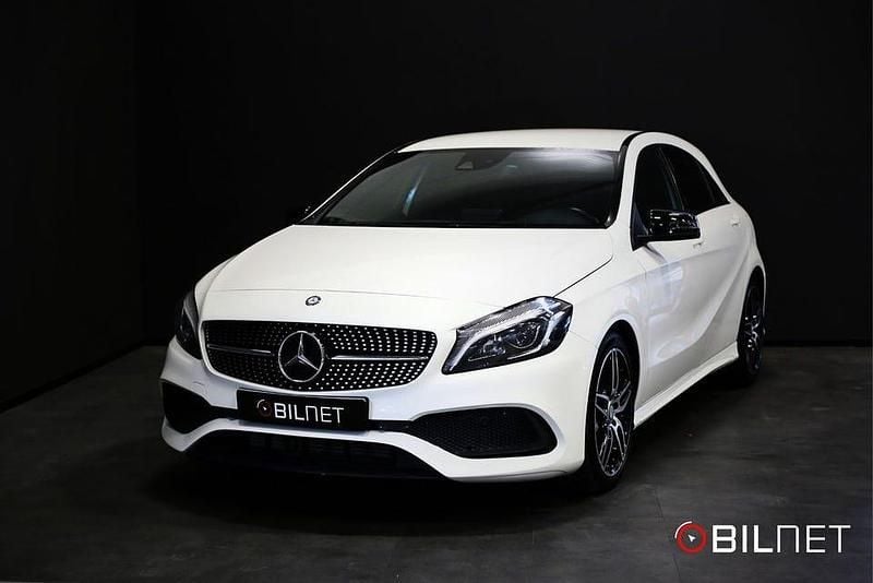 Begagnad Mercedes A180 AMG 122 HK (89 kW) 2016 Vit Halvkombi