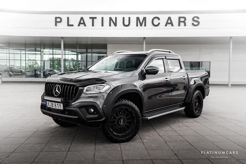 Grå (grå metallic) Begagnad 2019 Mercedes X350 Pickup | 449 000 kr (Lite dyr) - Bild 1/4