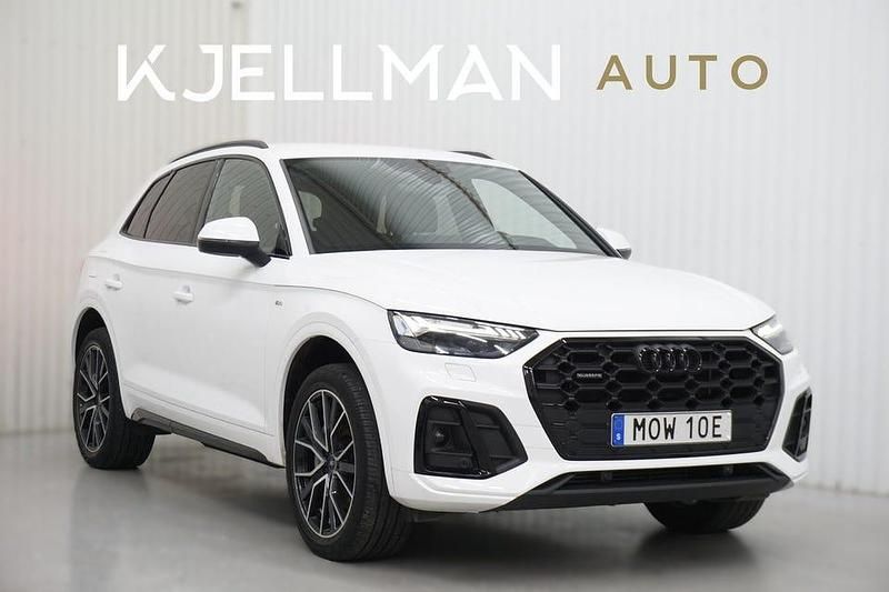 Vit Begagnad 2021 Audi Q5 S-Line SUV | 429 900 kr (Lite dyr) - Bild 1/4