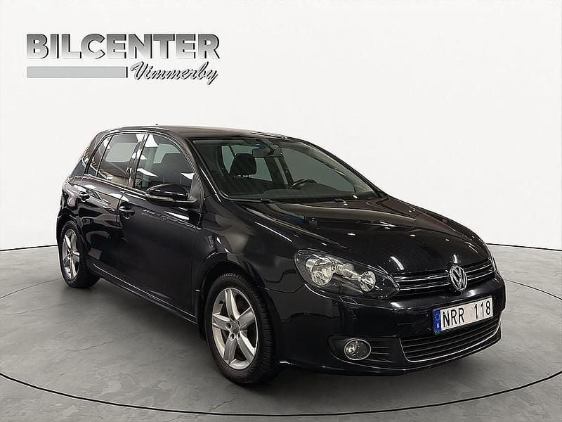 Svart Begagnad 2009 VW Golf VI Edition Halvkombi | 49 500 kr (Marknadspris) - Bild 1/4