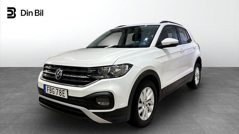 Vit Begagnad 2019 VW T-Cross SUV | 154 900 kr (Marknadspris) - Bild 1/4