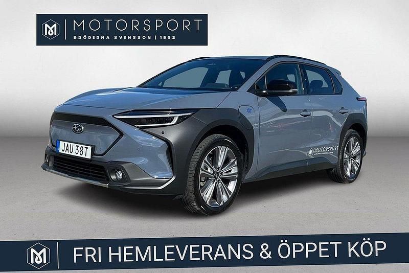 Grå (grå metallic) Begagnad 2023 Subaru Solterra SUV | 474 900 kr (Marknadspris) - Bild 1/4