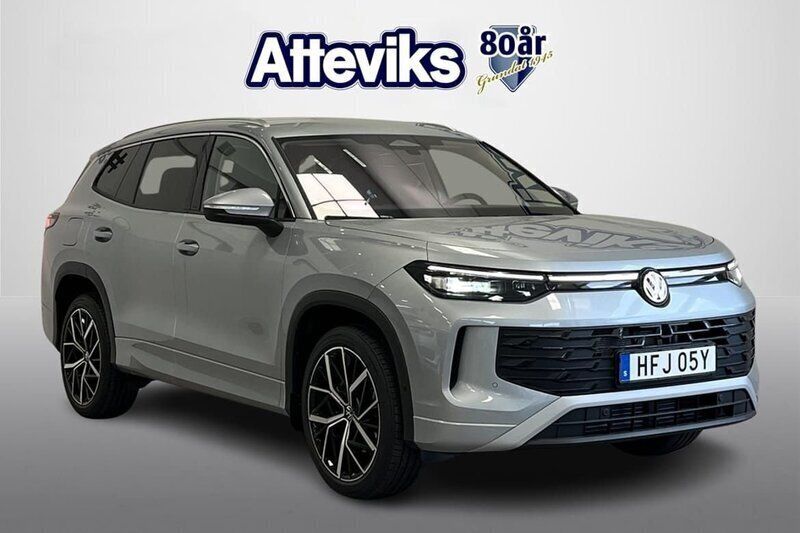Silver Ny 2025 VW Tayron Life SUV | 567 400 kr (Lite dyr) - Bild 1/4